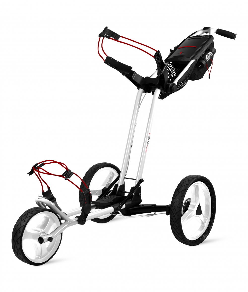 Sun Mountain 3 Rad Push Golf Trolley Pathfinder 3 Cart White
