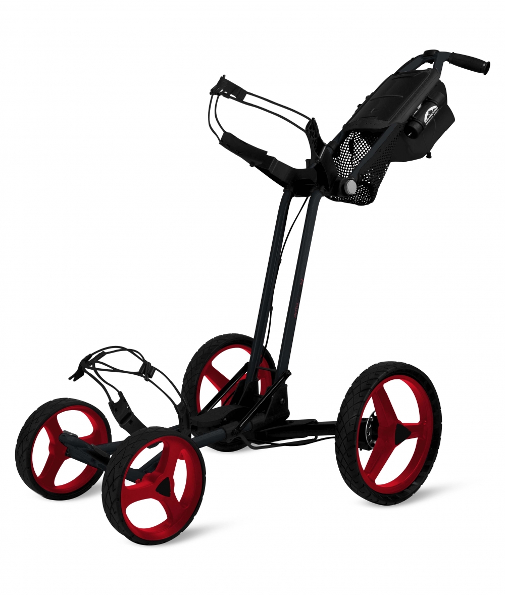 Sun Mountain 3 Rad Push Golf Trolley Pathfinder 4 Cart Black Red